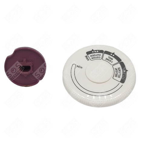 BOUTON ET ADAPTATEUR DE THERMOSTAT CENTRALE VAPEUR, FER À REPASSER - CS-00138071, CS00138071