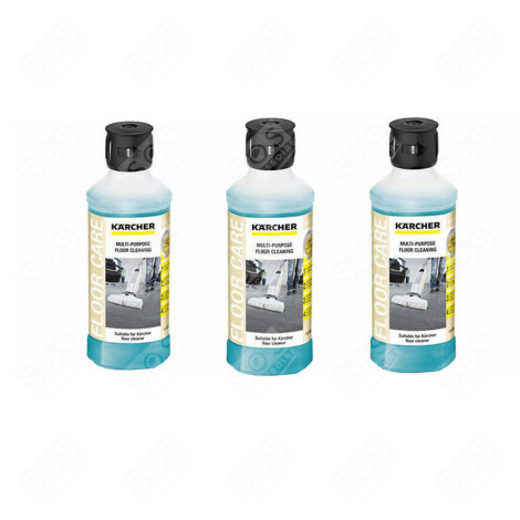 LOT DE 3 PRODUITS NETTOYANT D'ORIGINE POUR SOL UNIVERSEL 500 ML NETTOYEUR VAPEUR - 62959440, 6.295-944.0