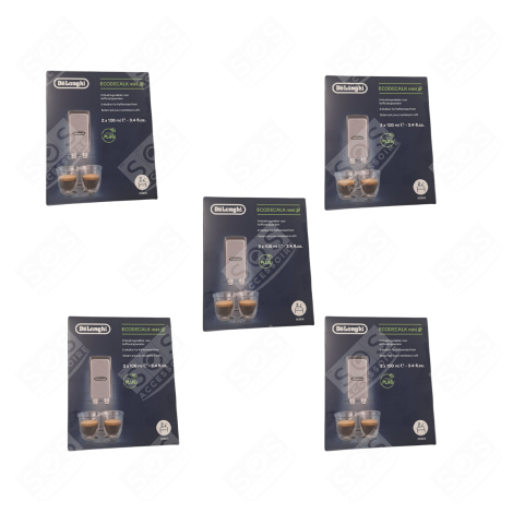 LOT DE 5 DÉTARTRANT NATUREL NOKALK 2X100ML CAFETIÈRE, MACHINE À CAFÉ - 5513296011