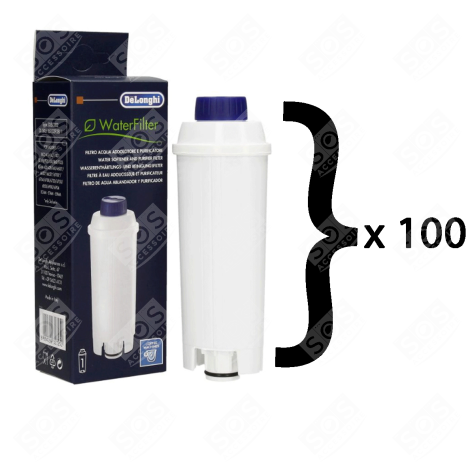 LOT DE 100 FILTRES ADOUCISSEUR D'EAU MODÈLES ECAM D'ORIGINE CAFETIÈRE, MACHINE À CAFÉ - 5513292811