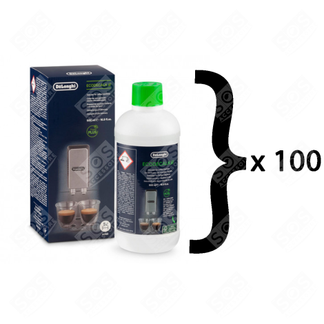 LOT DE 100 DÉTARTRANTS 500ML ECODECALK CAFETIÈRE, MACHINE À CAFÉ - 5513296041, AS00006179