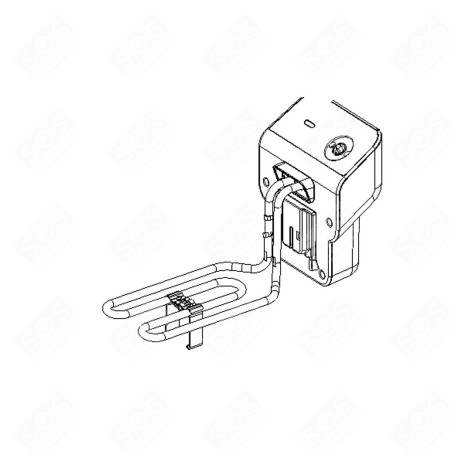 BOITIER ET RÉSISTANCE FRITEUSE, AIRFRYER - SS-997326, SS997326