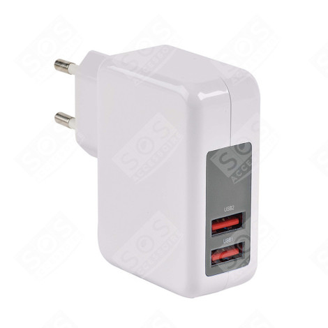 CHARGEUR MURAL 2 PORTS USB D'ORIGINE INFORMATIQUE - 308203