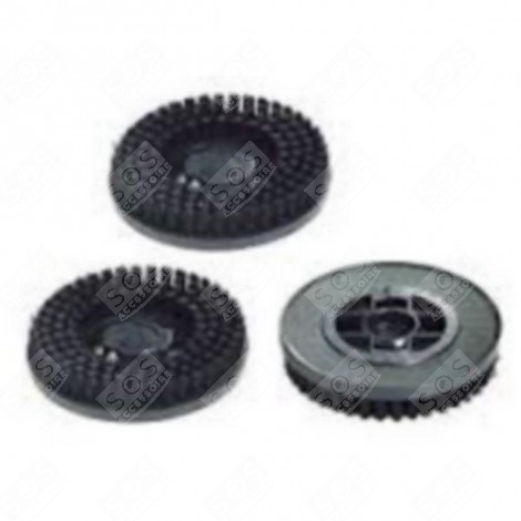 Z6 LOT DE 3 BROSSES NOIRES CIREUSE - 50223941001