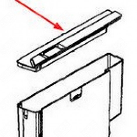 COUVERCLE DU BAC CAFETIÈRE, MACHINE À CAFÉ - 5332145600, 5313251471