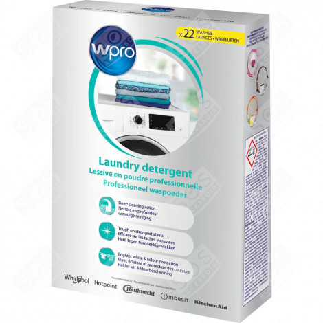 LESSIVE EN POUDRE 1.2 KG D'ORIGINE MACHINE À LAVER, LAVE-LINGE - C00625755, WMP600