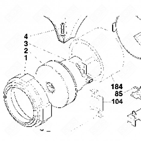 JOINT MOTEUR (REPÈRE 3) ASPIRATEUR - 48000593