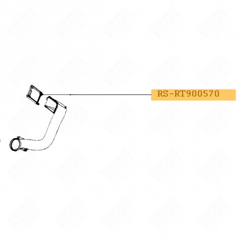 JOINT SUPÉRIEUR TUBE À AIR ASPIRATEUR - RS-RT900570
