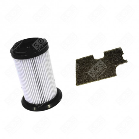 FILTRE CYLINDRE HEPA F134 + 1 FILTRE MOUSSE D'ORIGINE ASPIRATEUR - 9001665117