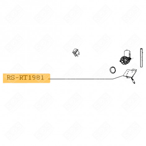 CARTE ÉLECTRONIQUE  ASPIRATEUR - RS-RT1981