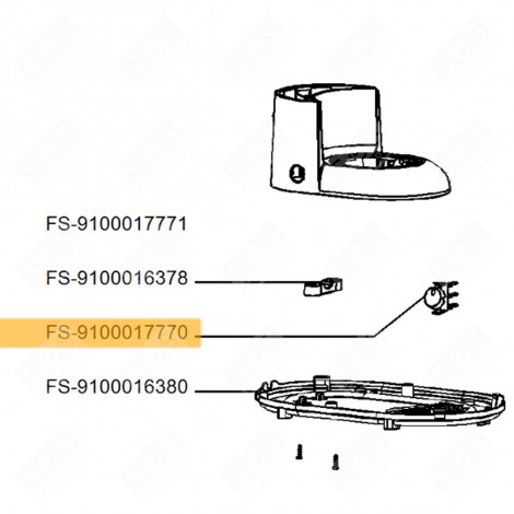 INTERRUPTEUR CAFETIÈRE, MACHINE À CAFÉ - FS-9100017770, FS9100017770